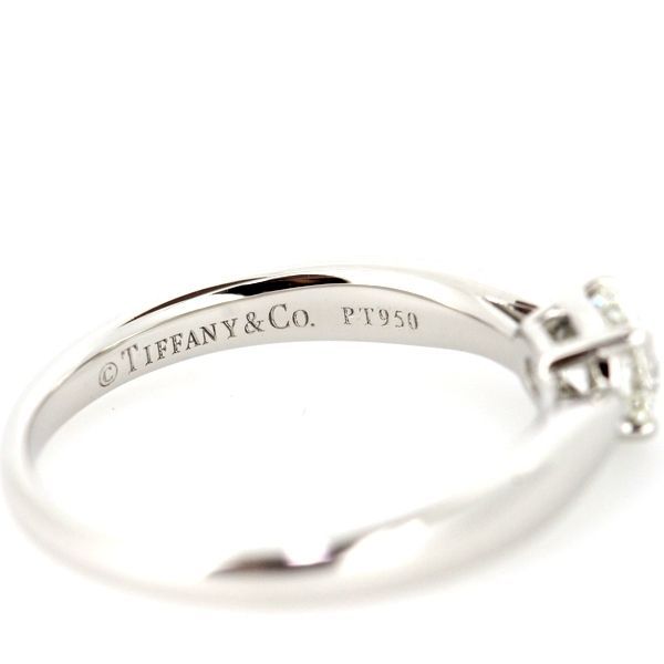 Tiffany & Co Harmony 035ct Diamond Ring H-vvs2-3ex Pt950