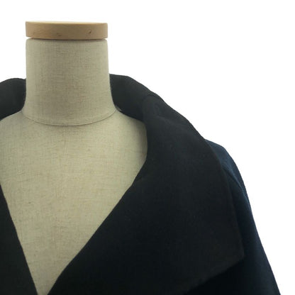 Hermes | 2023aw | Cashmere High Neck Belted Gown Coat | 40 | Navy | Women