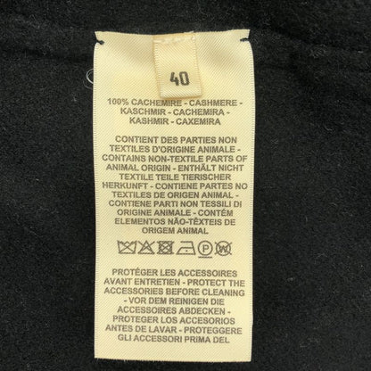 Hermes | 2023aw | Cashmere High Neck Belted Gown Coat | 40 | Navy | Women