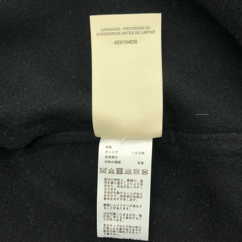 Hermes | 2023aw | Cashmere High Neck Belted Gown Coat | 40 | Navy | Women