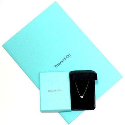 Tiffany & Co By-the-yard Diamond 018ct G-vs1-3ex Necklace Pt950