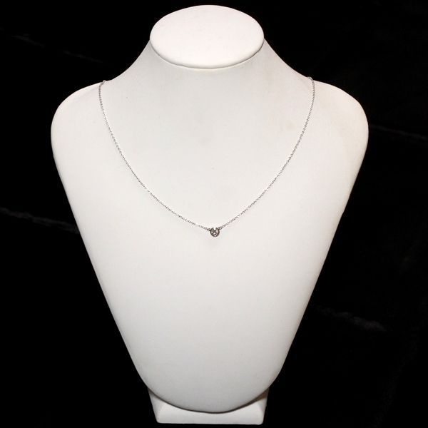 Tiffany & Co By-the-yard Diamond 018ct G-vs1-3ex Necklace Pt950