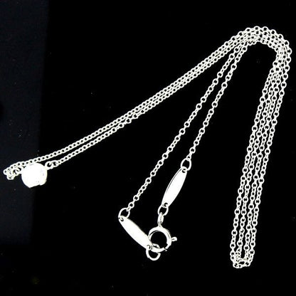 Tiffany & Co By-the-yard Diamond 021ct F-vvs2-3ex Necklace Pt950