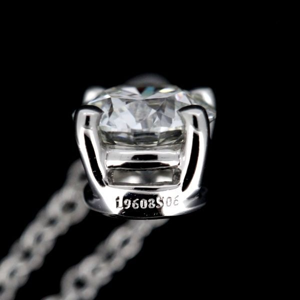 Tiffany & Co Stud 043ct I-vvs1-ex Diamond Necklace Pt950