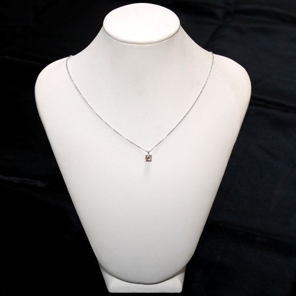 Tiffany & Co Stud 043ct I-vvs1-ex Diamond Necklace Pt950