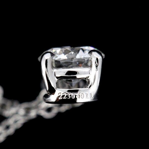 Tiffany & Co Stud 0341ct F-vs1-3ex H&C Diamond Necklace Pt950