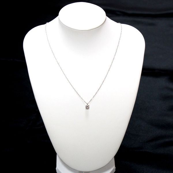 Tiffany & Co Stud 034ct D-vvs1-3ex Diamond Necklace Pt950