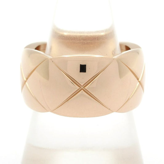 Chanel Ring 58 Coco Crush Large J10818 18K Pink Gold