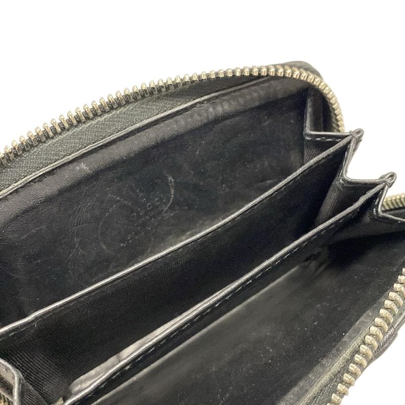 Gucci Coin Case GG Supreme 451242 Beige X Dark Brown X Black Round Zipper