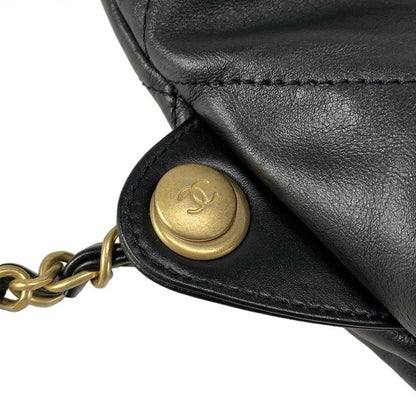 Chanel Backpack Sac Chanel22 Large Backpack As3313 Black