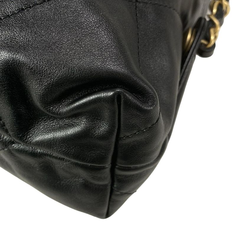 Chanel Backpack Sac Chanel22 Large Backpack As3313 Black