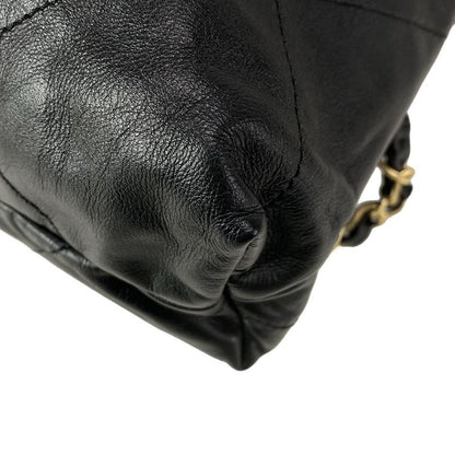 Chanel Backpack Sac Chanel22 Large Backpack As3313 Black