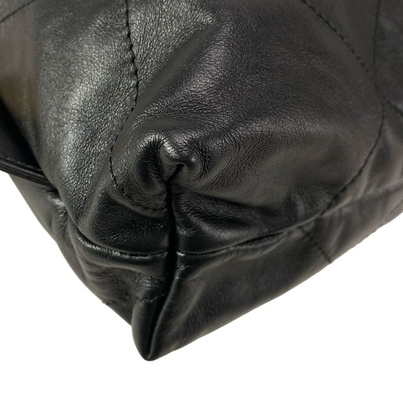 Chanel Backpack Sac Chanel22 Large Backpack As3313 Black