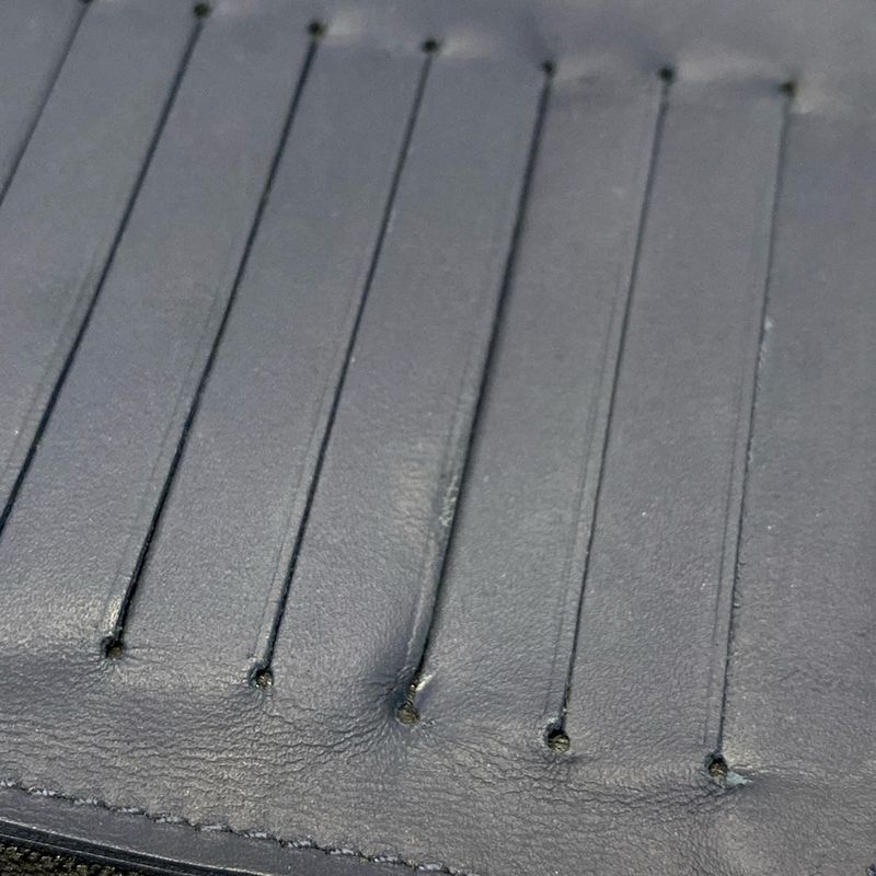 Louis Vuitton Long Wallet Monogram-shadow Zippy Wallet Vertical M80423 Navy