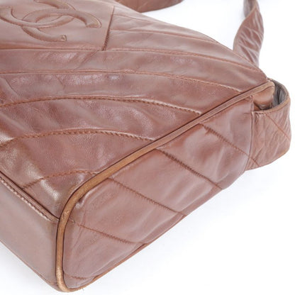 Matsuzakaya Nagoya Chanel Serial Sticker With Boutique Sticker Lamb Leather