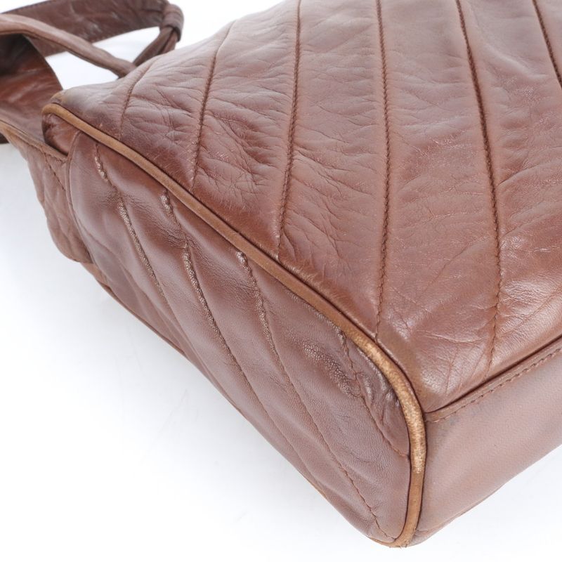 Matsuzakaya Nagoya Chanel Serial Sticker With Boutique Sticker Lamb Leather