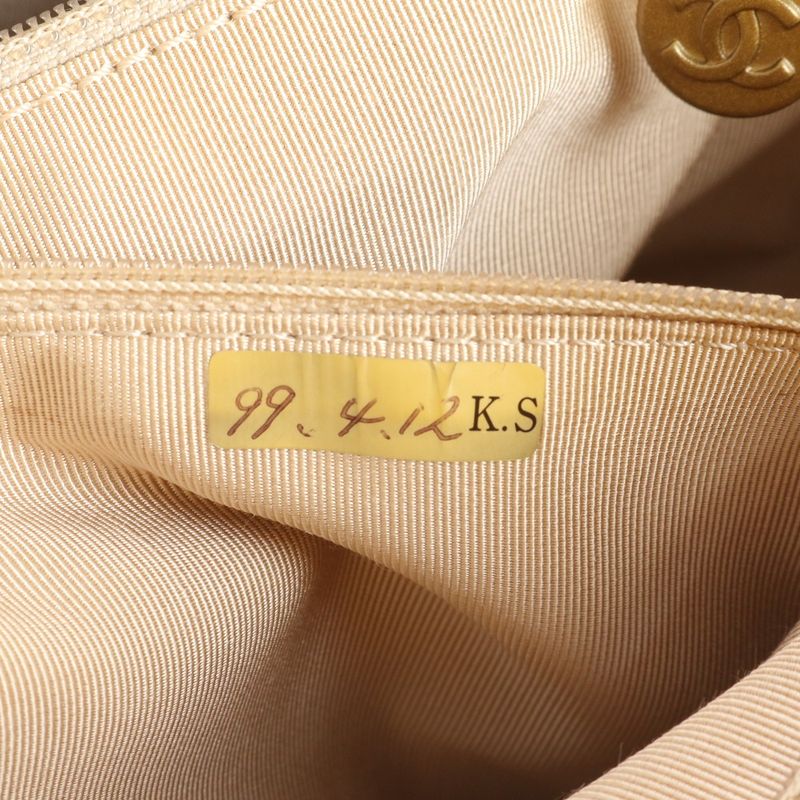 Chanel Serial With Boutique Seal Caviar Skin Leather Tote Bag Shoulder Hand A4