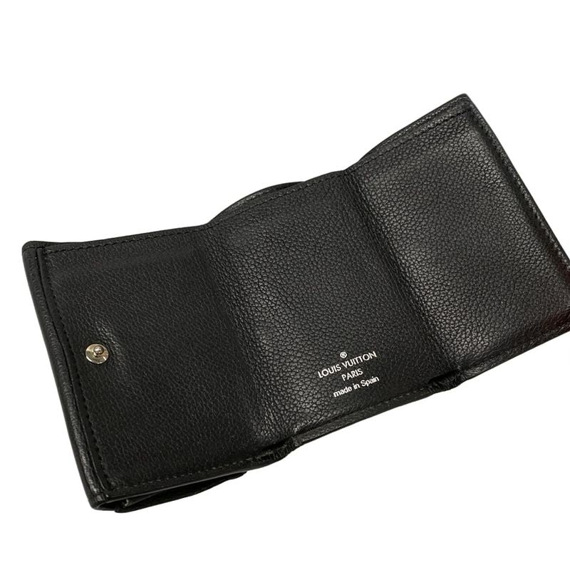 Louis Vuitton Lockme Portefeuille Lockmini M63921 Noir Black Leather Cowhide