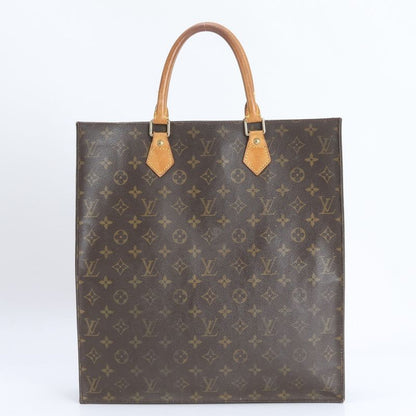 Louis Vuitton Monogram Sac Pura M51140 Leather Tote Bag Shoulder Hand A4 Ladies