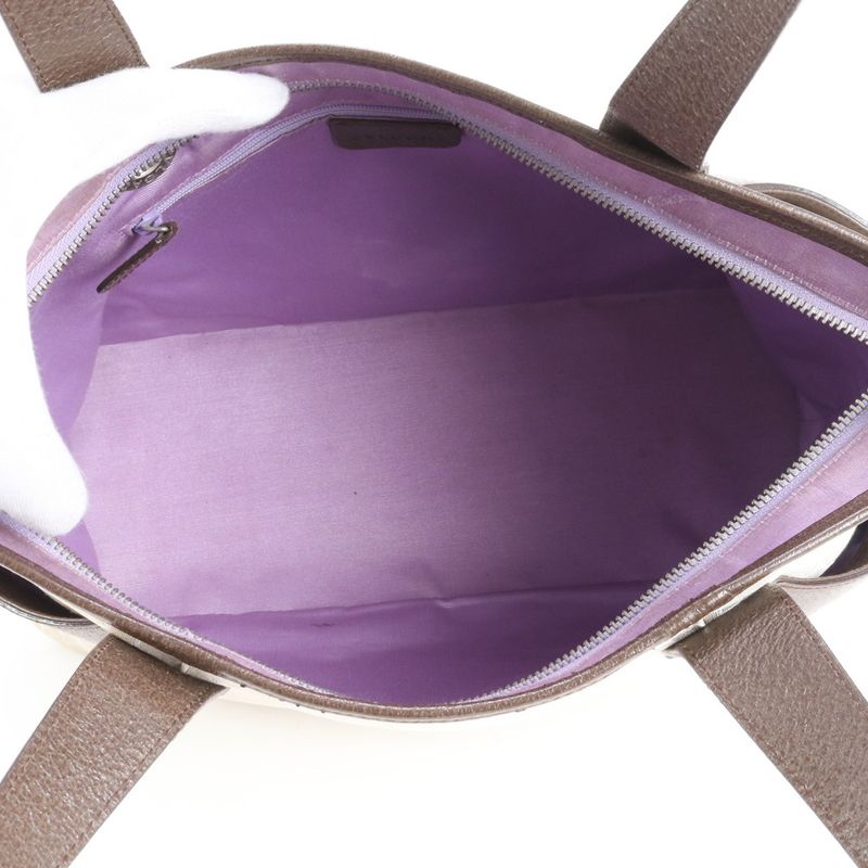 Bulgari Logomania Leather Canvas Tote Bag Shoulder Hand Women's EEM Cr16-2