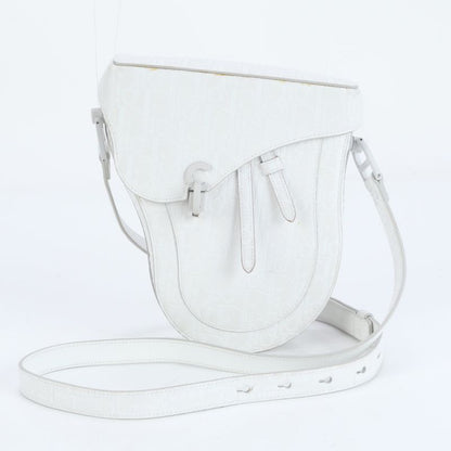 Christian Dior Oblique Saddle Leather Shoulder Bag Crossbody Messenger Business