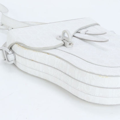 Christian Dior Oblique Saddle Leather Shoulder Bag Crossbody Messenger Business