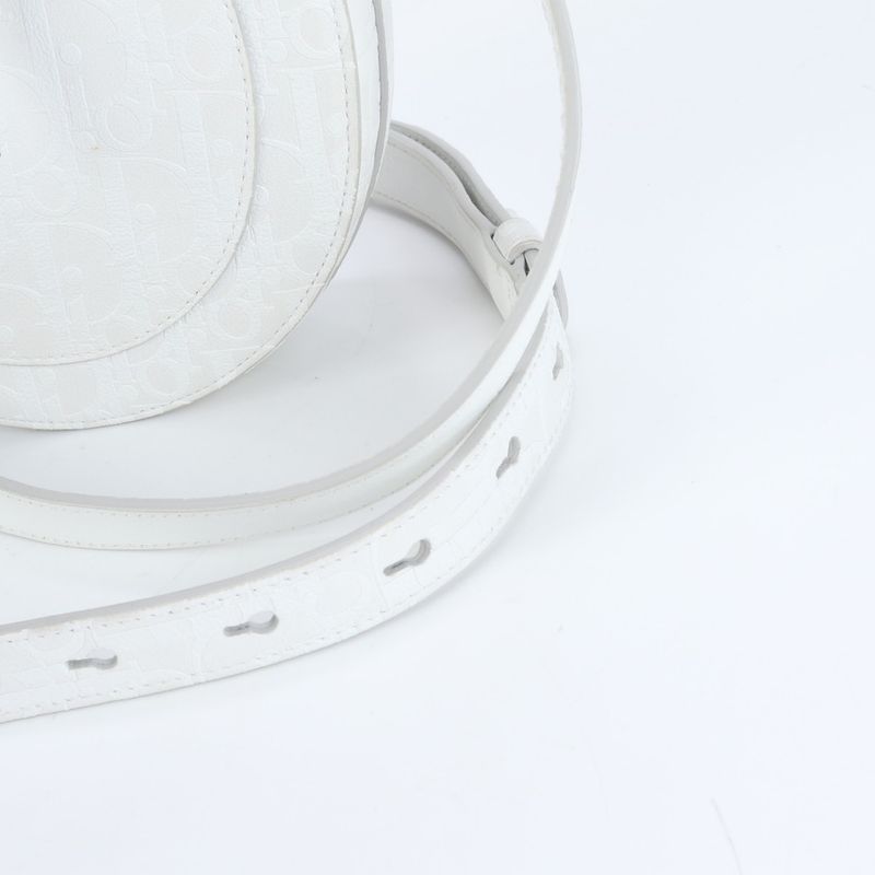 Christian Dior Oblique Saddle Leather Shoulder Bag Crossbody Messenger Business