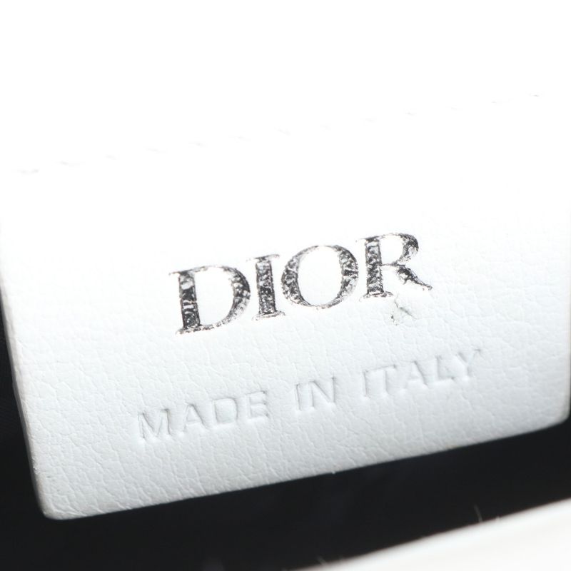 Christian Dior Oblique Saddle Leather Shoulder Bag Crossbody Messenger Business