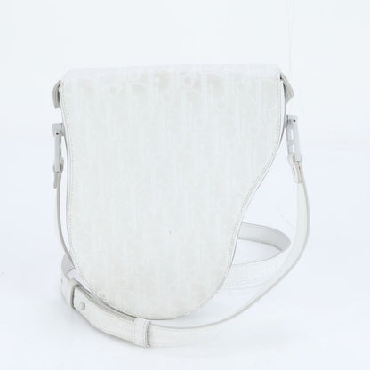 Christian Dior Oblique Saddle Leather Shoulder Bag Crossbody Messenger Business