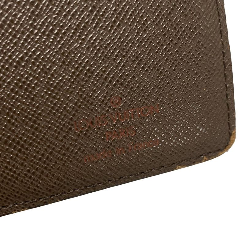 Louis Vuitton Damier Portefeuille Blazer N60017 Ebène Long Wallet