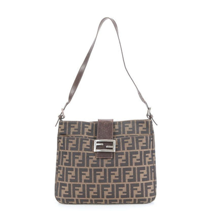 Vintage Fendi Zucca Mamma Baguette Bucket Leather Shoulder Bag Shoulder Tote