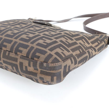 Vintage Fendi Zucca Mamma Baguette Bucket Leather Shoulder Bag Shoulder Tote