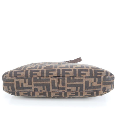 Vintage Fendi Zucca Mamma Baguette Bucket Leather Shoulder Bag Shoulder Tote