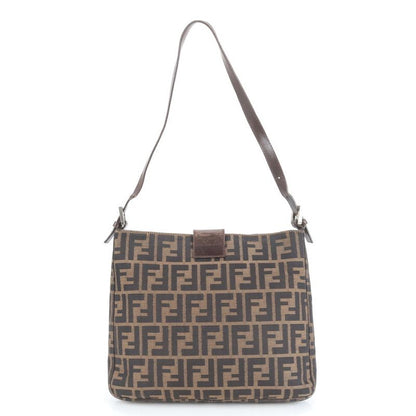 Vintage Fendi Zucca Mamma Baguette Bucket Leather Shoulder Bag Shoulder Tote