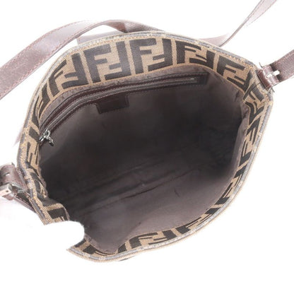 Vintage Fendi Zucca Mamma Baguette Bucket Leather Shoulder Bag Shoulder Tote