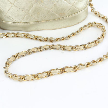 Chanel Authenticity Matelasse Lambskin Leather Shoulder Bag Crossbody Women's