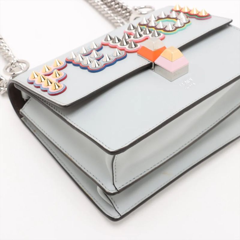 Fendi Mini Canai 8m0381 Leather 2WAY Shoulder Bag Crossbody Hand Women's MMM