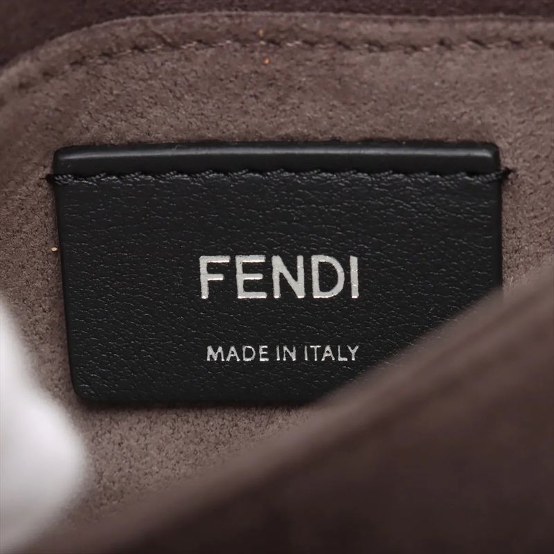 Fendi Mini Canai 8m0381 Leather 2WAY Shoulder Bag Crossbody Hand Women's MMM