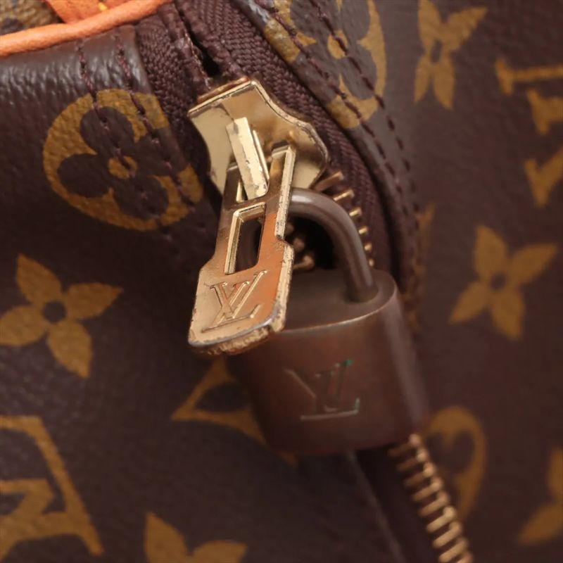 Louis Vuitton Monogram Keepall 50 M41426 Leather Boston Bag Business Travel