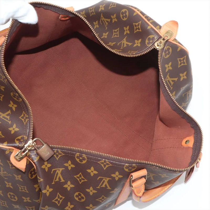 Louis Vuitton Monogram Keepall 50 M41426 Leather Boston Bag Business Travel