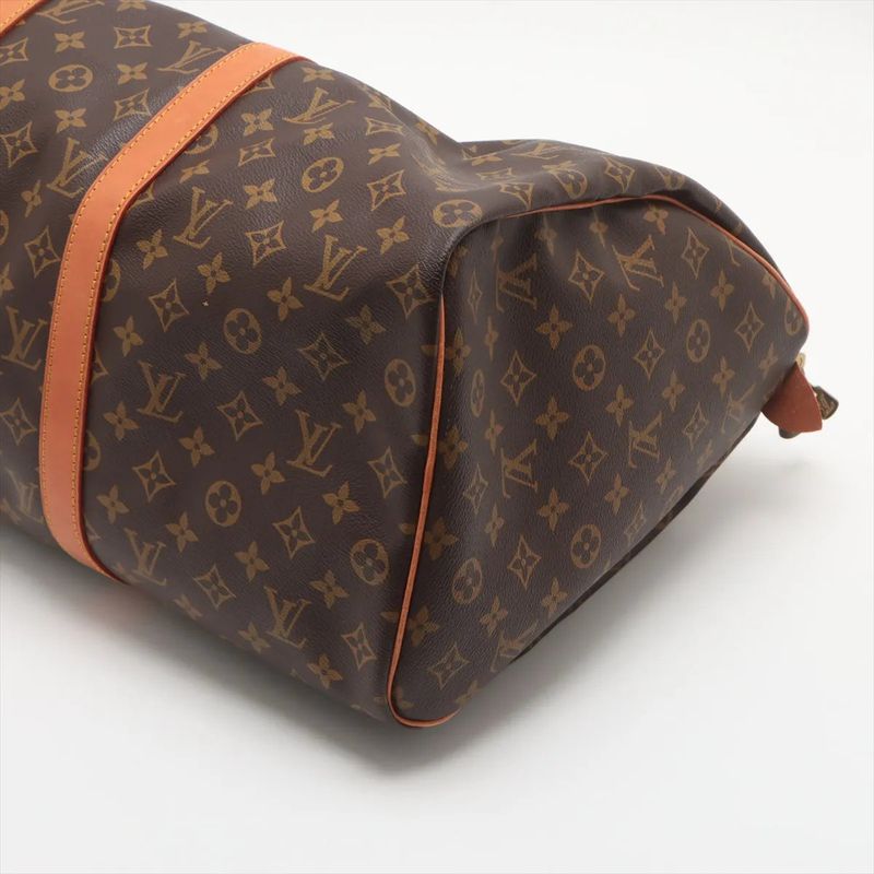 Louis Vuitton Monogram Keepall 50 M41426 Leather Boston Bag Business Travel