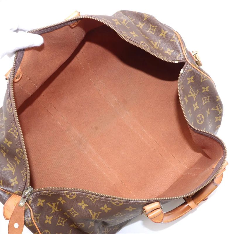 Louis Vuitton Monogram Keepall 55 M41424 Leather Boston Bag Business Travel