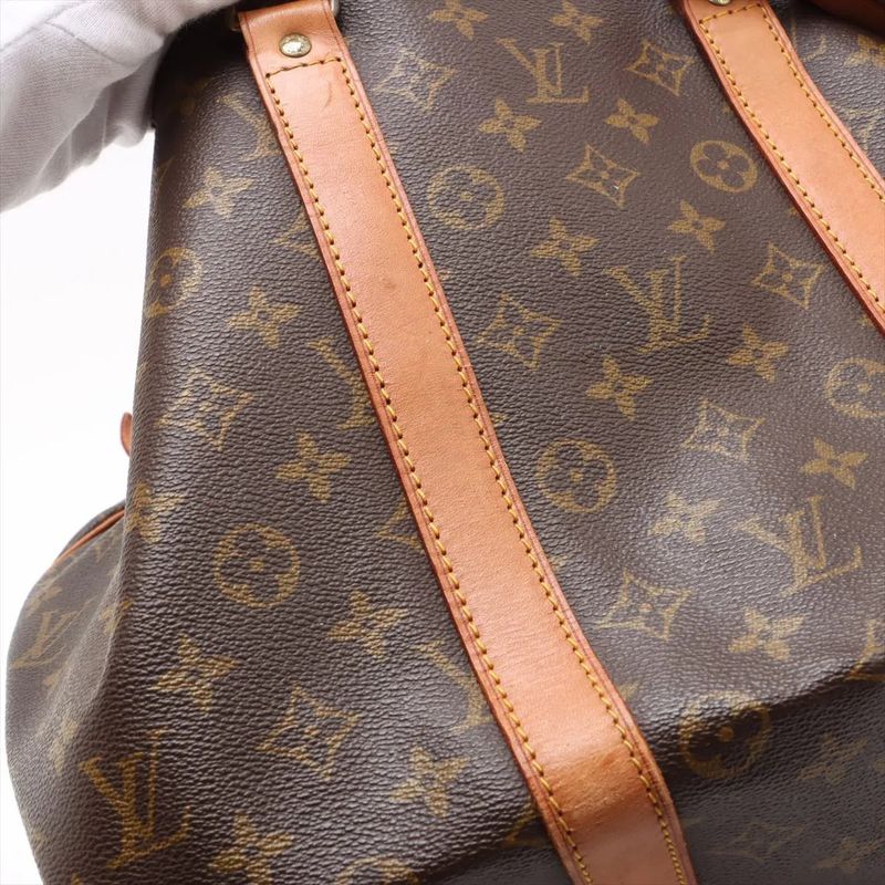 Louis Vuitton Monogram Keepall 55 M41424 Leather Boston Bag Business Travel