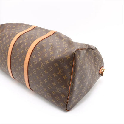 Louis Vuitton Monogram Keepall 55 M41424 Leather Boston Bag Business Travel