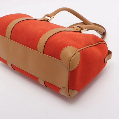 Gucci Mini Boston Leather Handbag Tote 000 0851 Gold Hardware Genuine Leather