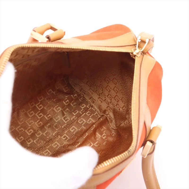 Gucci Mini Boston Leather Handbag Tote 000 0851 Gold Hardware Genuine Leather