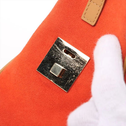 Gucci Mini Boston Leather Handbag Tote 000 0851 Gold Hardware Genuine Leather