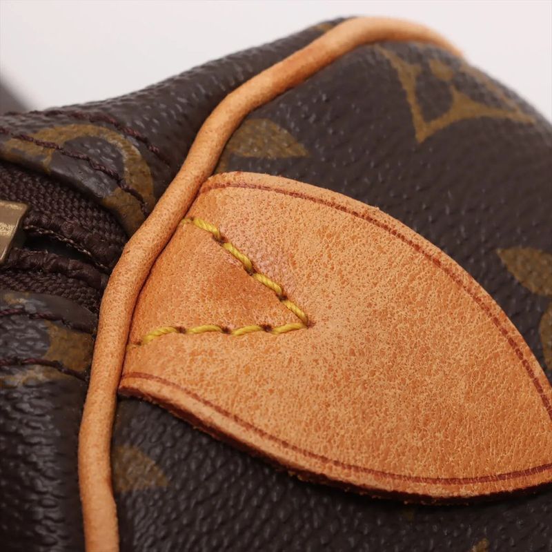 Louis Vuitton Monogram Keepall 55 M41424 Leather Boston Bag Business Travel