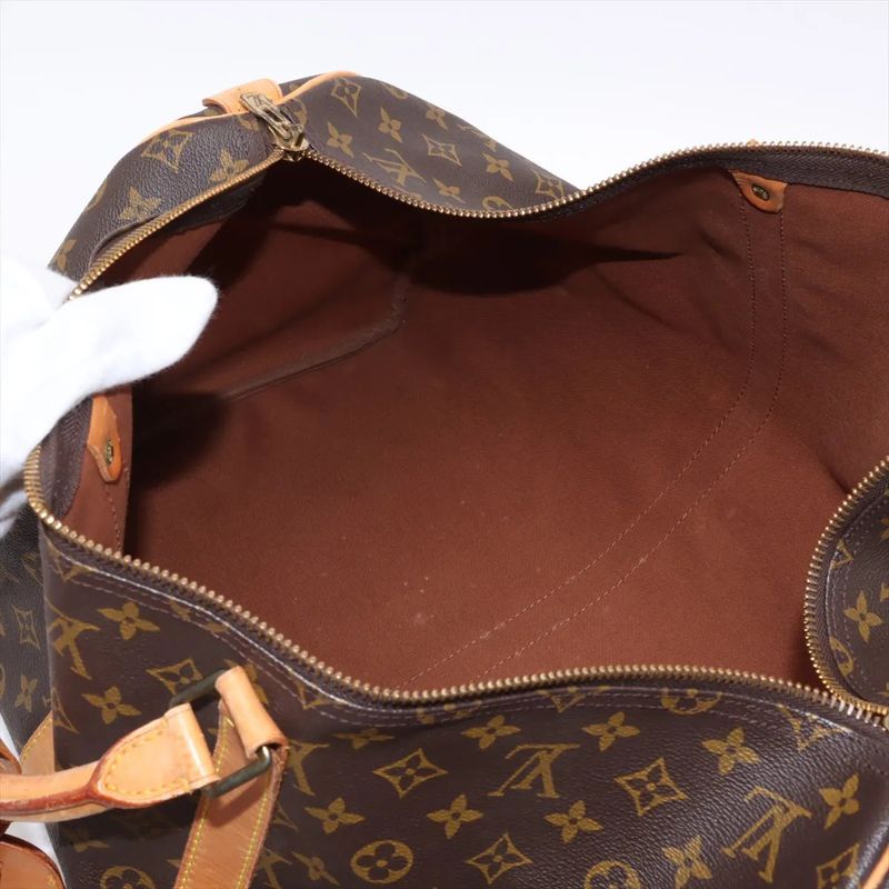 Louis Vuitton Monogram Keepall 55 M41424 Leather Boston Bag Business Travel