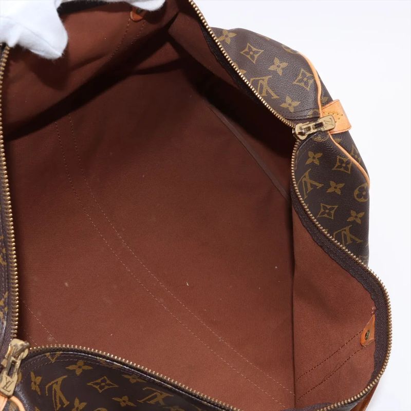 Louis Vuitton Monogram Keepall 55 M41424 Leather Boston Bag Business Travel